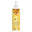Packshot del protector solar corporal SPF 50 Valquer, 300 ml, con perfume monoi de tahití