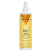 Packshot del protector solar corporal SPF 50 Valquer, 300 ml, con perfume monoi de tahití