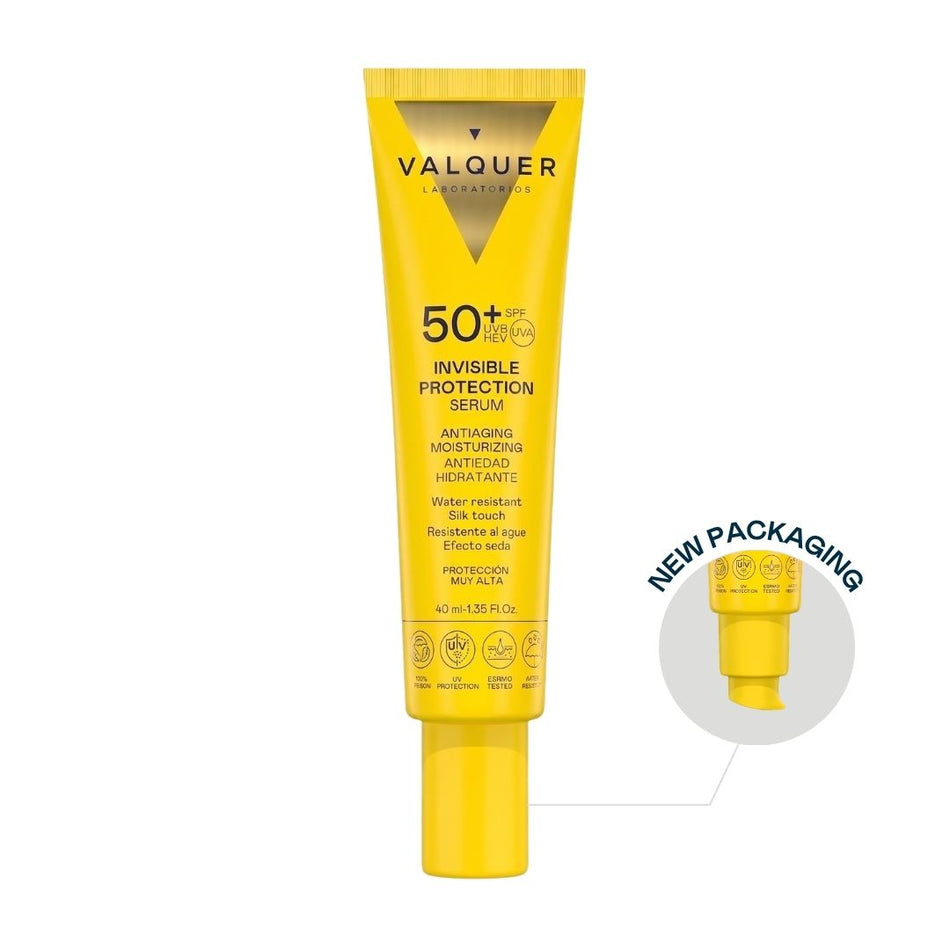 Sérum Solar Facial Invisible Protection SPF 50+ Antiedad e Hidratante - 40 ml