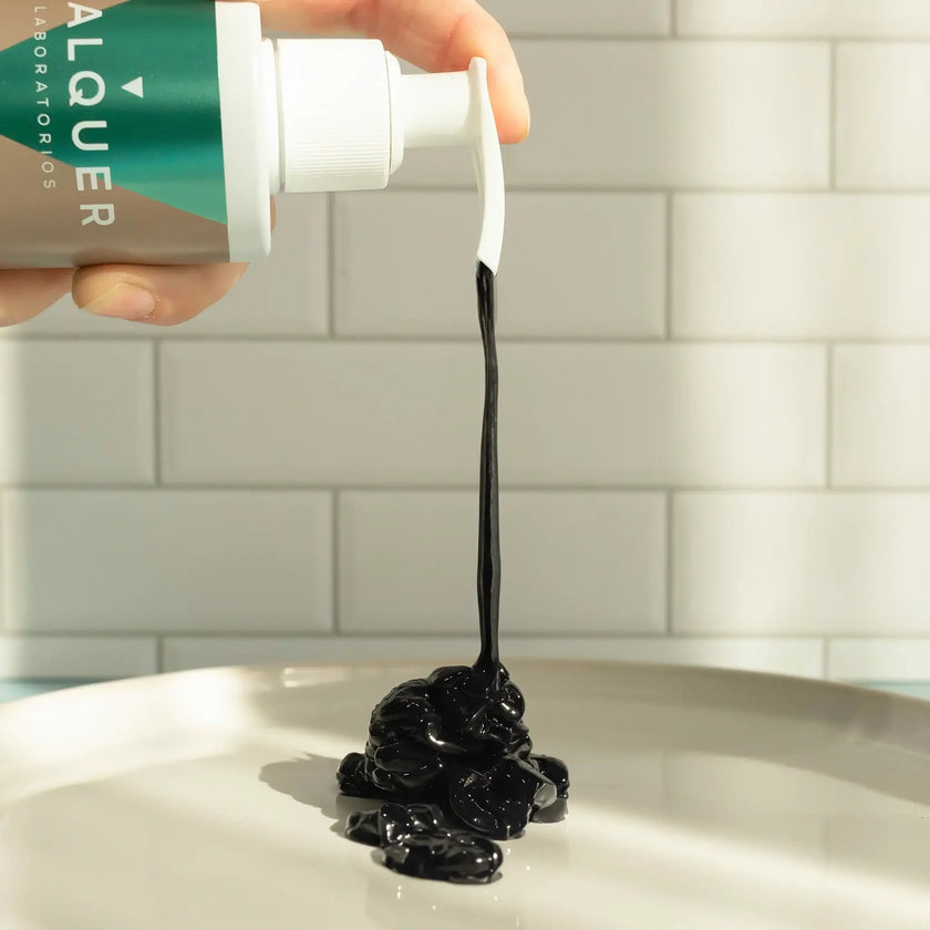 textura mascarilla negra power color