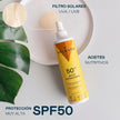 Textura del protector solar corporal SPF 50 Valquer con filtros UVA/UVB y aceites nutritivos, protección muy alta