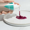 textura mascarilla color violeta