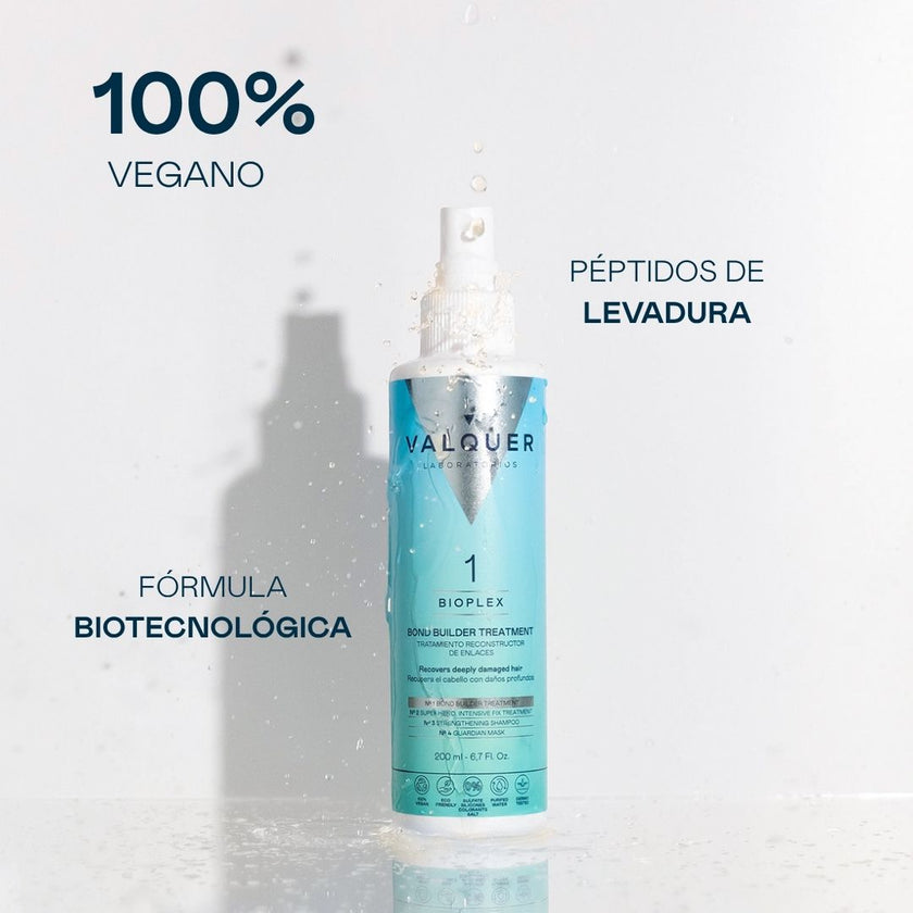 Tratamiento Bioplex Nº1 Valquer 100% vegano con péptidos de levadura y fórmula biotecnológica