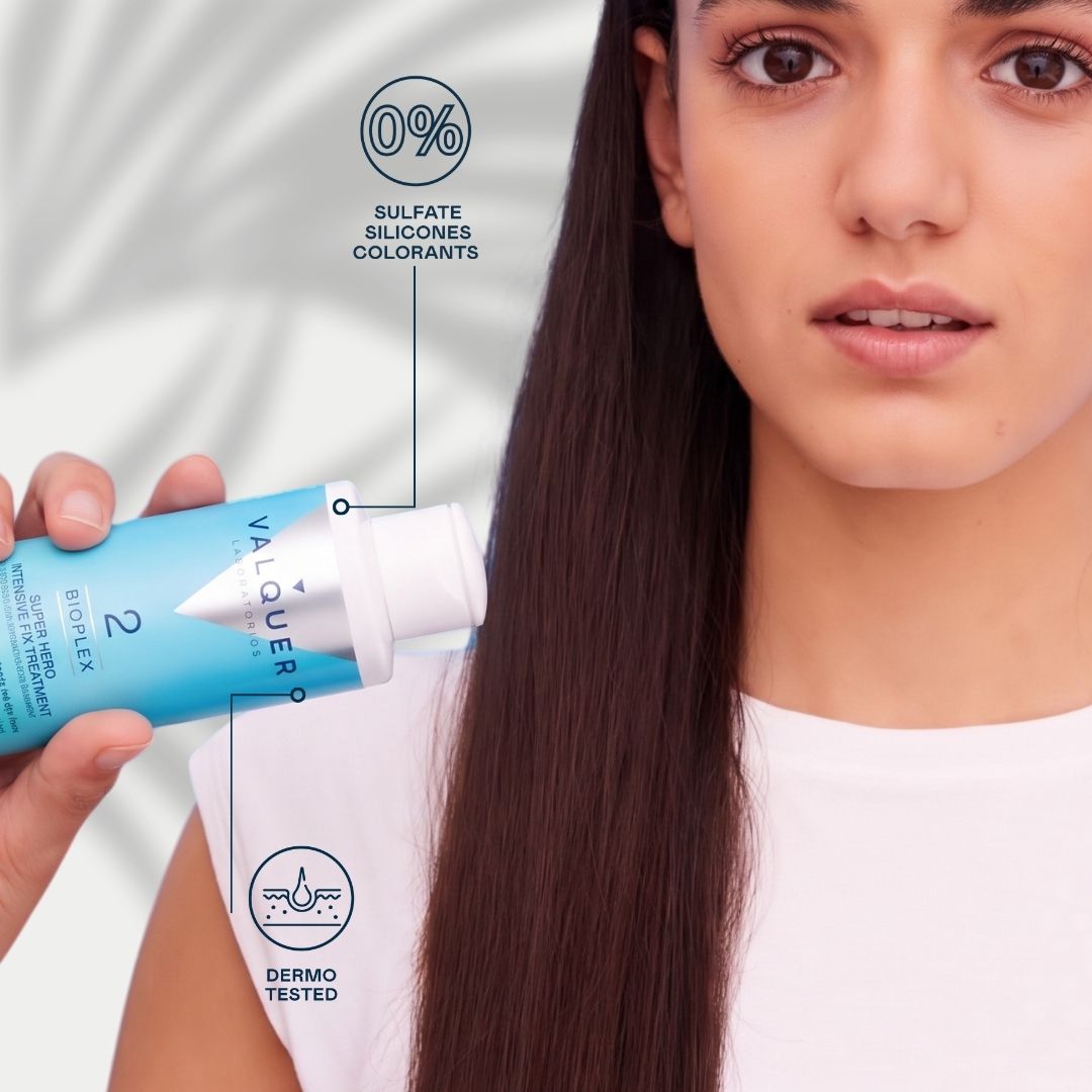 Tratamiento Bioplex Nº2 Valquer 0% sulfatos, siliconas y colorantes, dermotestado