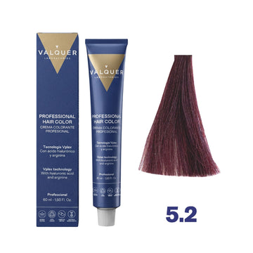 Tinte 5.2 Castaño Claro Violeta - 60 ml de Valquer.