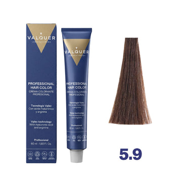 Tinte 5.9 Castaño Claro Marrón - 60 ml de Valquer.