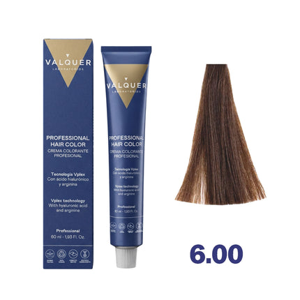 Tinte 6.00 Rubio Oscuro Doble Cobertura - 60 ml de Valquer.