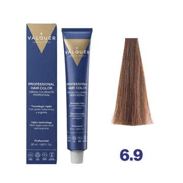 Tinte 6.9 Rubio Oscuro Marrón - 60 ml de Valquer.
