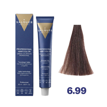 Tinte 6.99 Rubio Oscuro Marrón Intenso - 60 ml de Valquer.