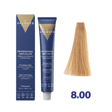 Tinte 8.00 Rubio Claro Doble Cobertura - 60 ml de Valquer.