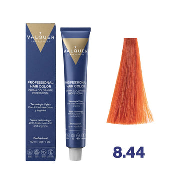 Tinte 8.44 Rubio Claro Cobrizo Intenso - 60 ml de Valquer.