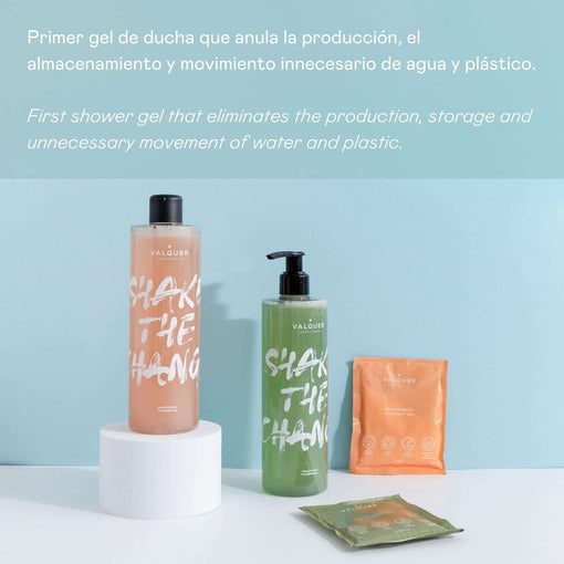 Valquer Shake - Sustainable shower gel - 1 bottle with dispenser