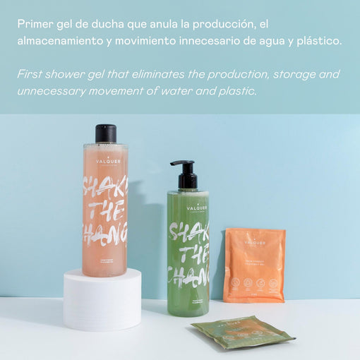 Valquer Shake - Sustainable shower gel - 1 bottle with stopper