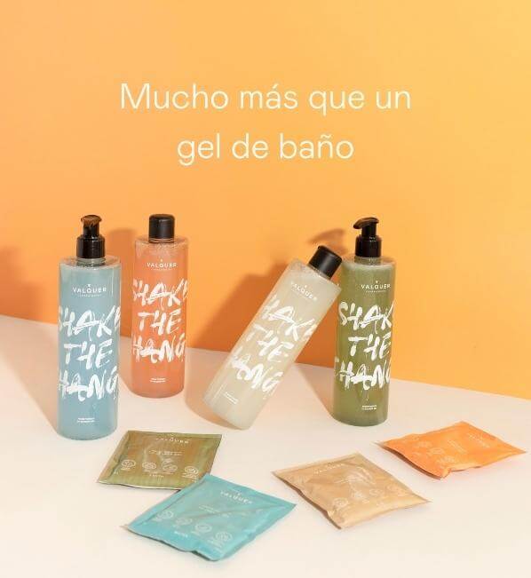 1 flacon avec bouchon - Valquer Shake - Gel de bain durable