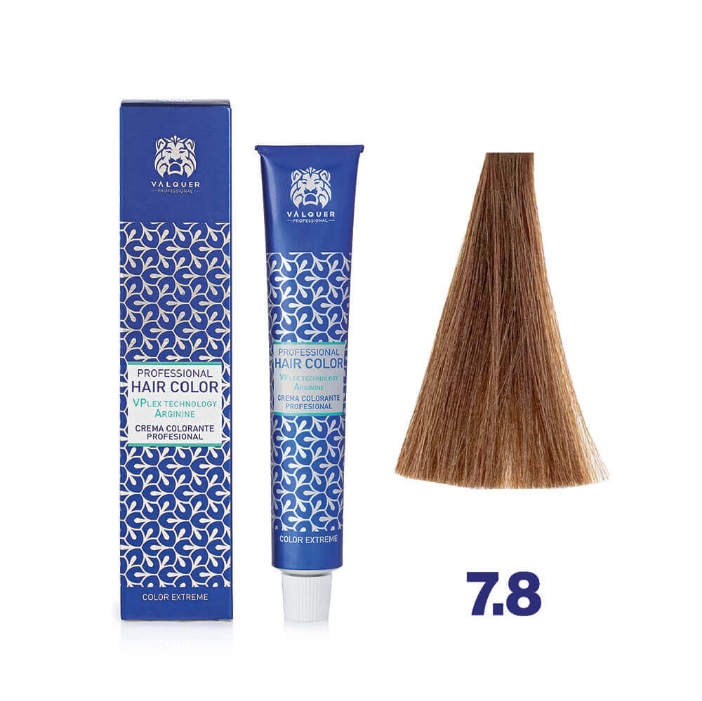 Tinte 7.8 Rubio Medio Marrón Frío 
