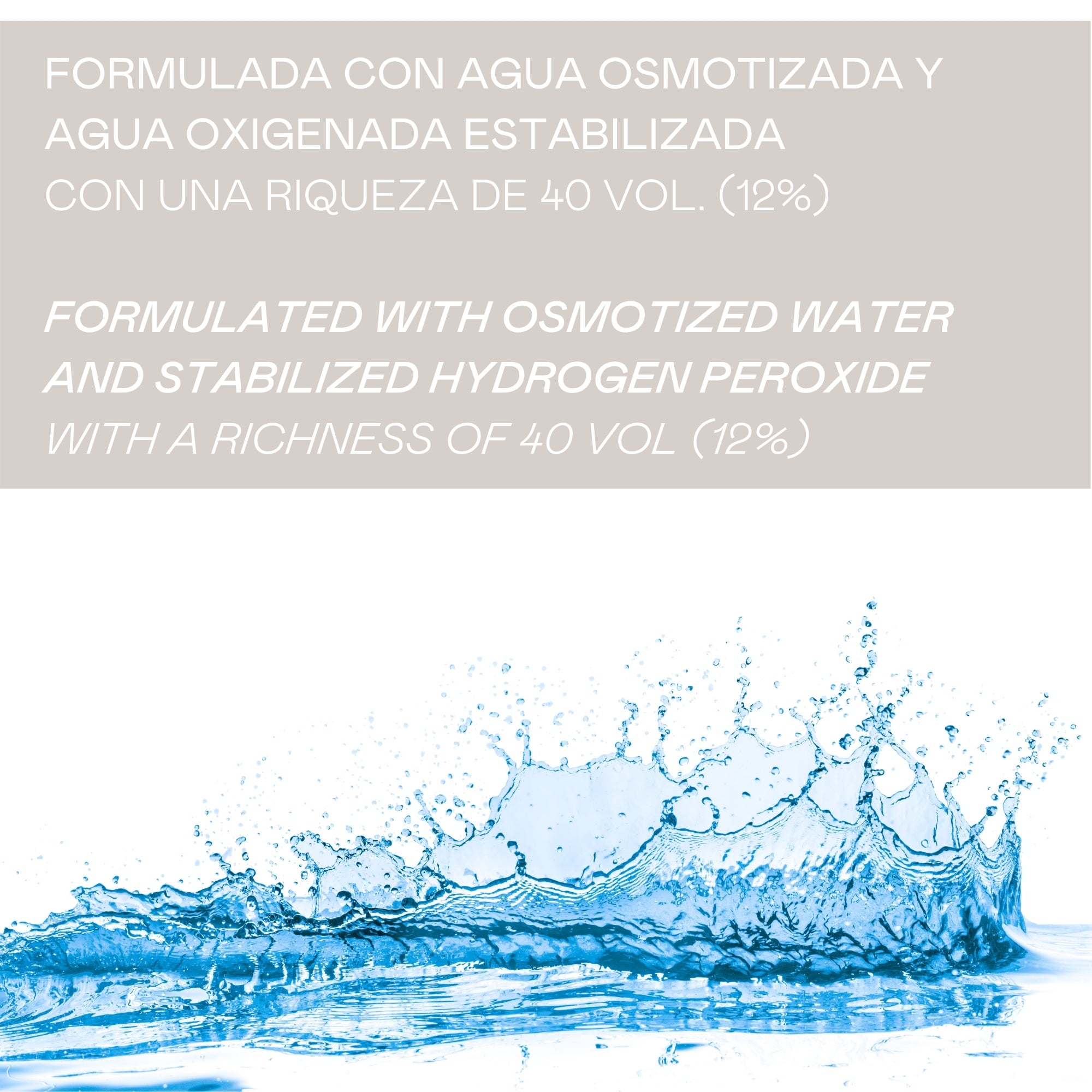 Valquer Profesional Oxigenada Estabilizada en Crema, 40 Volumenes (12%).  Coloración capilar permanente. Uso profesional peluquería. Formulación  vegana